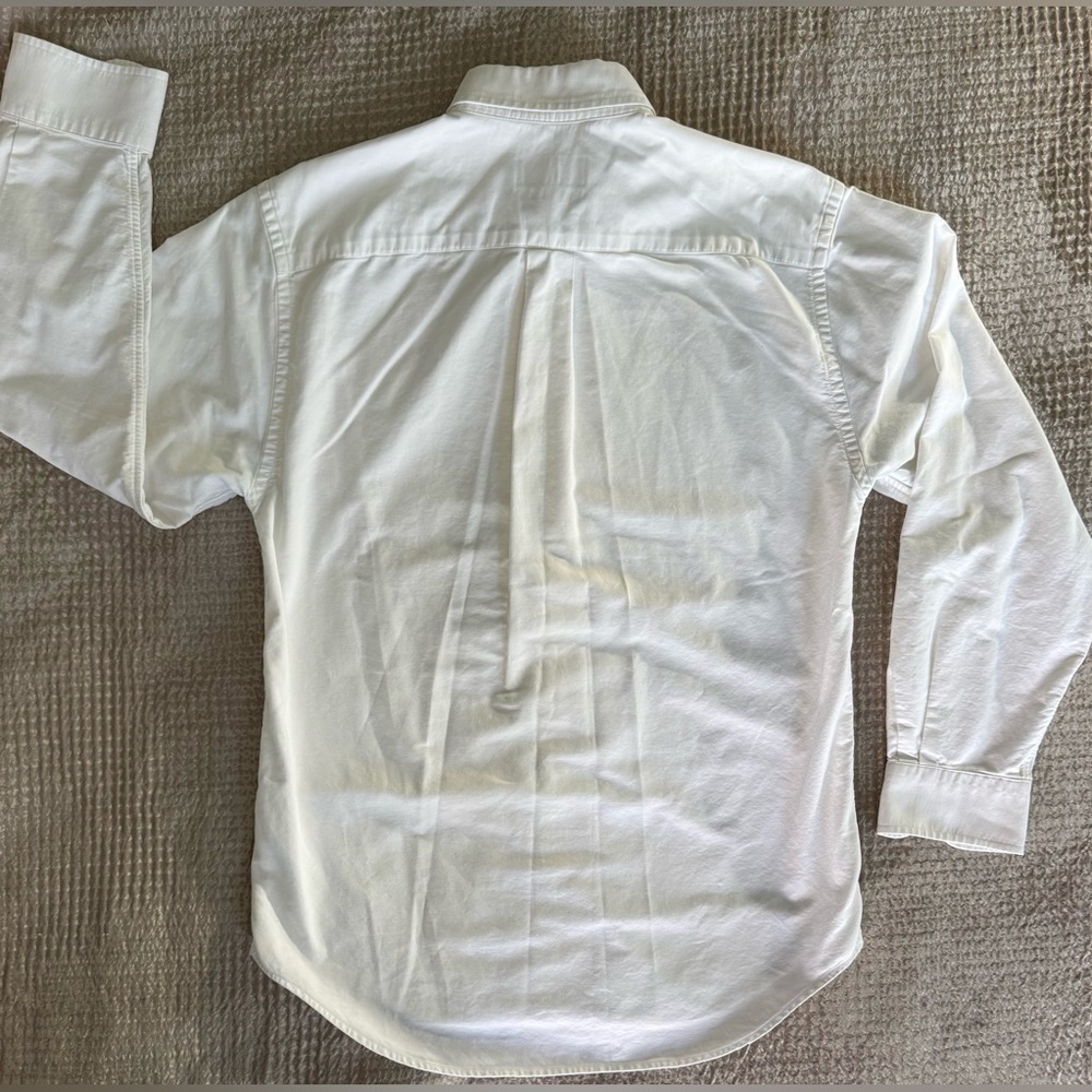 🐳 Vineyard Vines Classic Fit Whale Shirt White Button Down Small - Picture 10 of 13